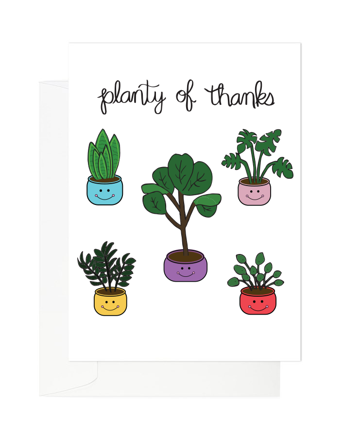Planty of thanks Greeting Card