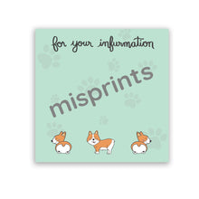 Load image into Gallery viewer, Corgi Sticky Notes (misprints)