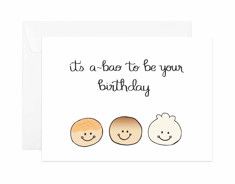 It's A-bao to be Your Birthday Card