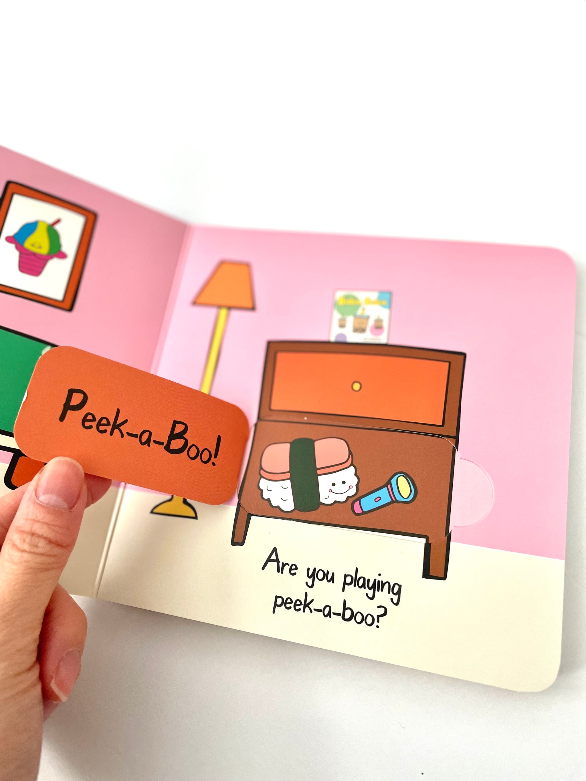 Peek-a-boo Musubi: A Lift the Flap Board Book – tomkcy creations