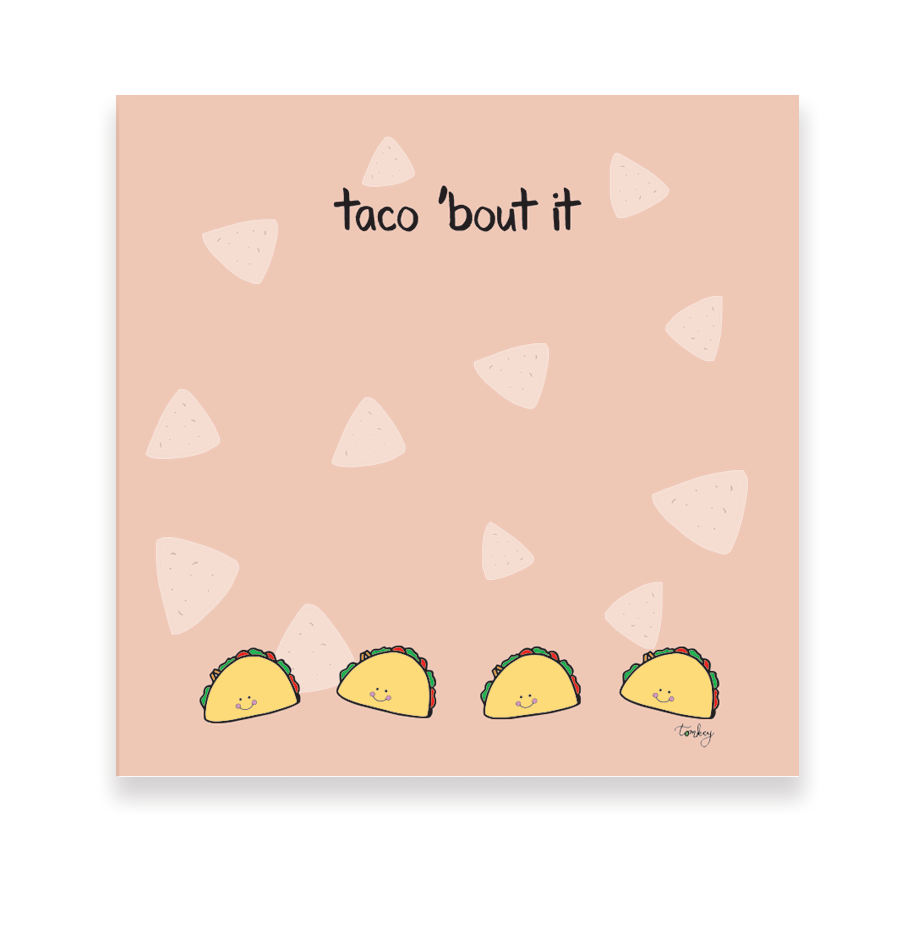 Taco sticky notes