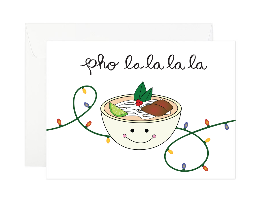 Pho La La La La Holiday Card