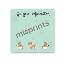 Load image into Gallery viewer, Corgi Sticky Notes (misprints)

