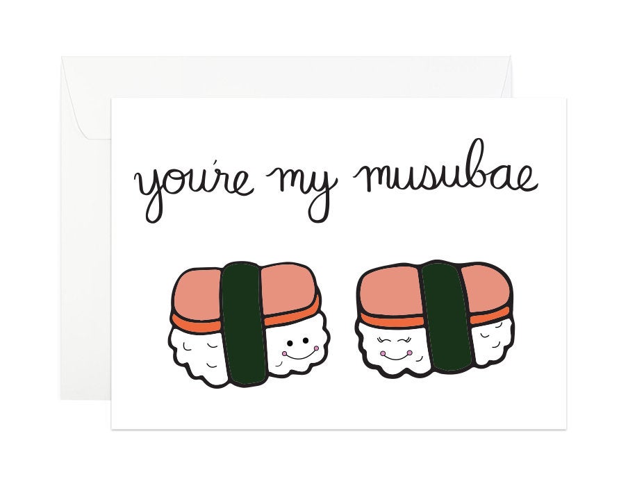 You're My Musubae Love Card