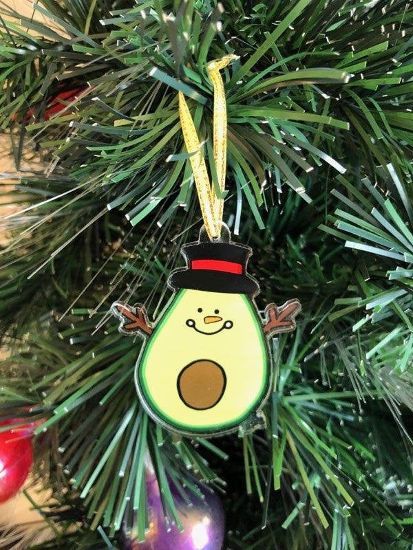 Avocado Holiday Ornament