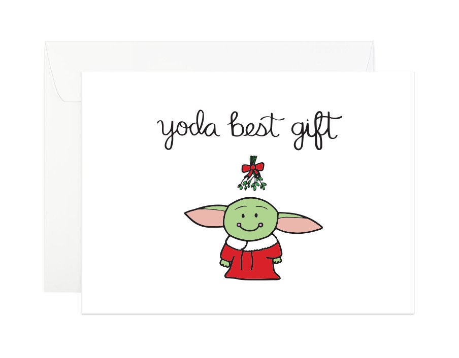Yoda the Best Gift Holiday Card